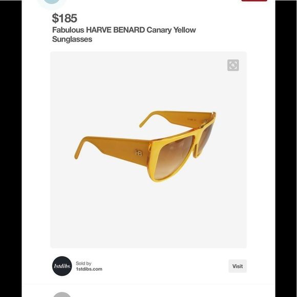 🛍harve benard🛍VINTAGE🛍💯Authentic Famous Yellow
